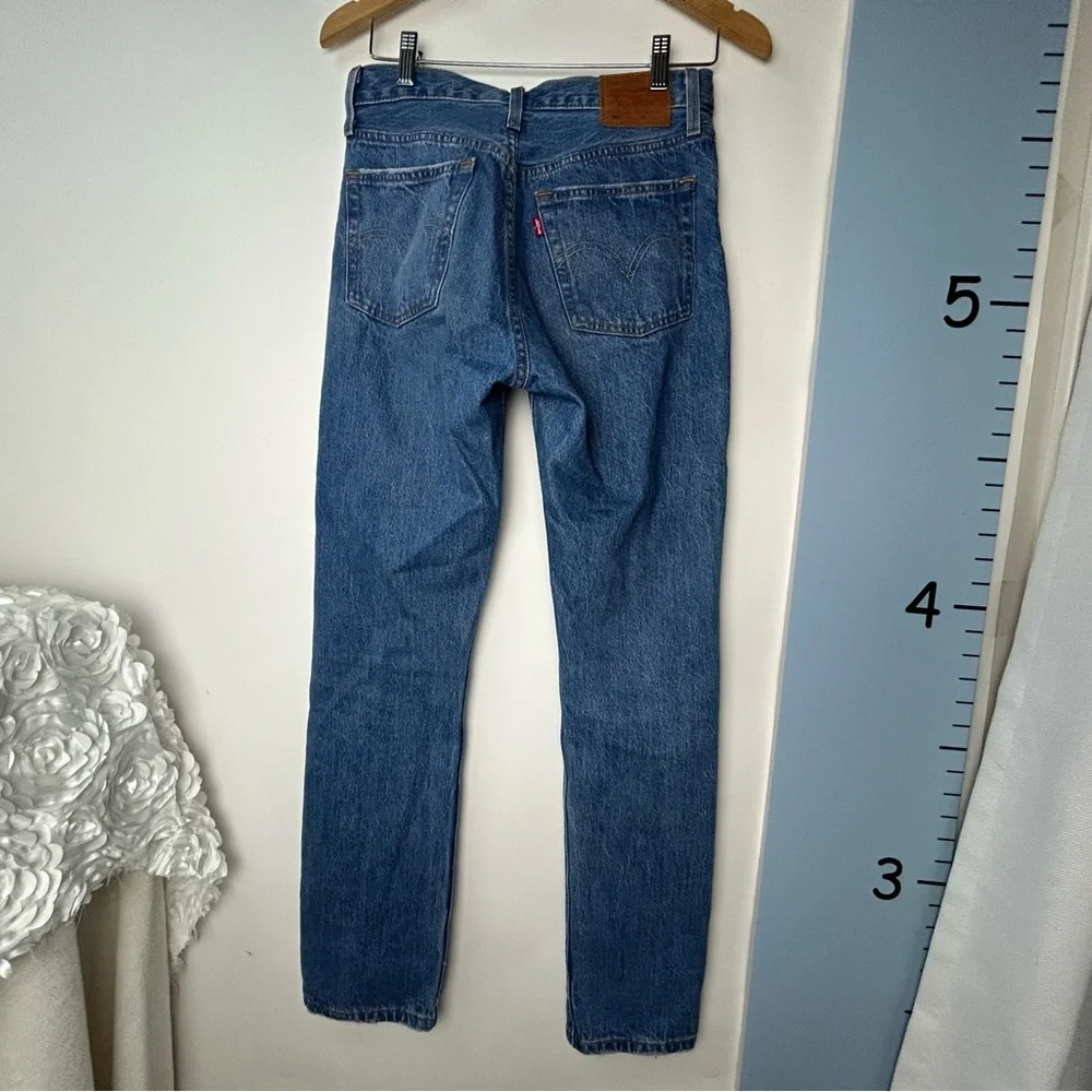 Levi's‎ 501 Distressed Button Fly Blue Jeans 30